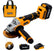 Brushless 20V Cordless Angle Grinder 4-1/2" Battery Power Wireless Portable Metal Concrete Cutter Tools Grinders
