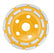 Power Tools Accessory Diamond Stone Concrete Surface Grinding Wheel Double Row Cup Grinding Wheel 4.5''