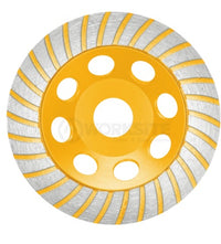 Power Tools Accessory Segmented Turbo Cup Grinding Wheel 5'' Diamond Stone Concrete Surface Grinding Cup Wheel